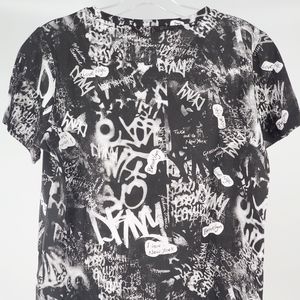 DKNY Women's Graffiti Tee
